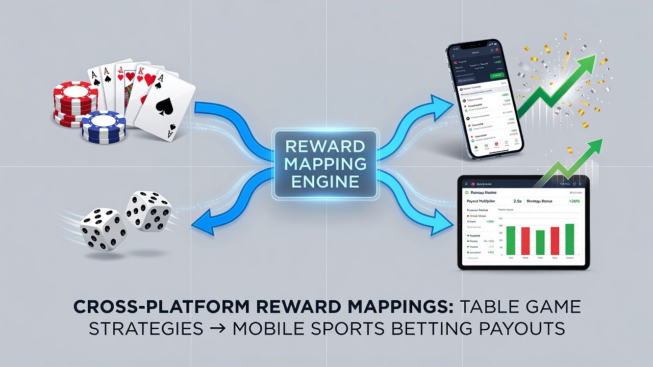 Illustration der Verifizierungsschichten bei der Verbindung von Tischspielen und mobilen Sportwetten in integrierten Systemen