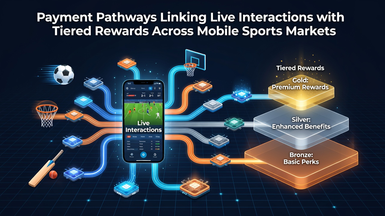 Darstellung von Zahlungswegen und Live-Interaktionen in mobilen Sportwetten mit gestaffelten Belohnungen