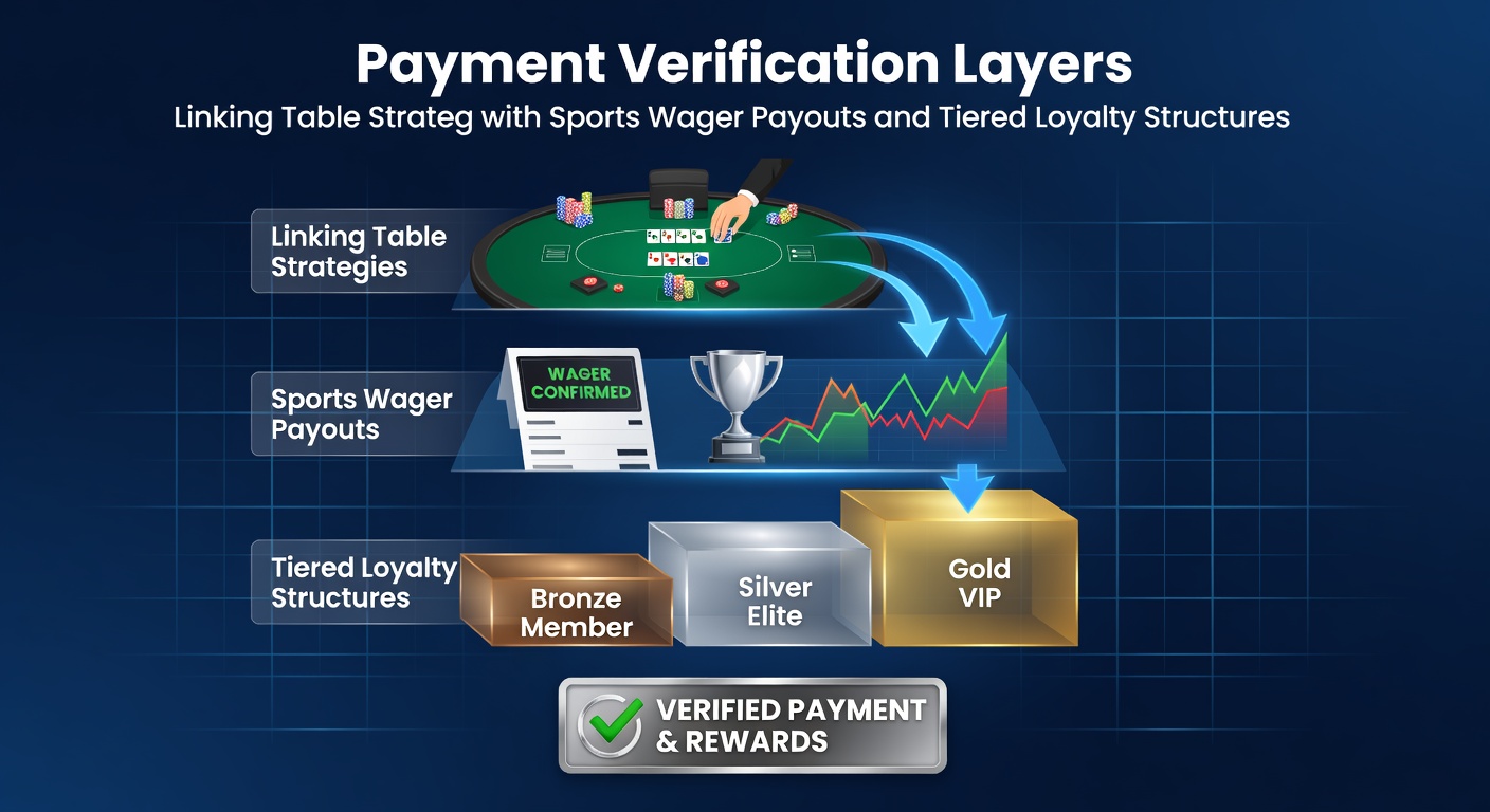Darstellung von Zahlungsverifizierungsschichten in Verbindung mit Tischspielen, Sportwetten und Loyalitätsprogrammen